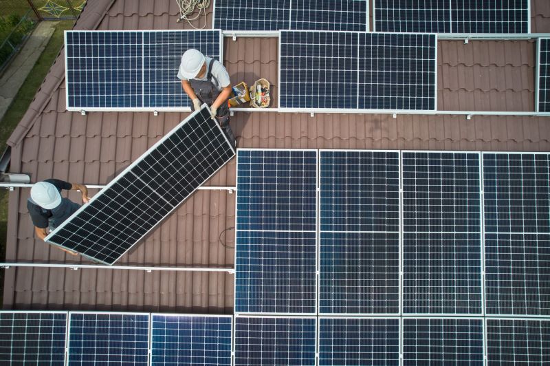 Installed Solar Panel Arrays