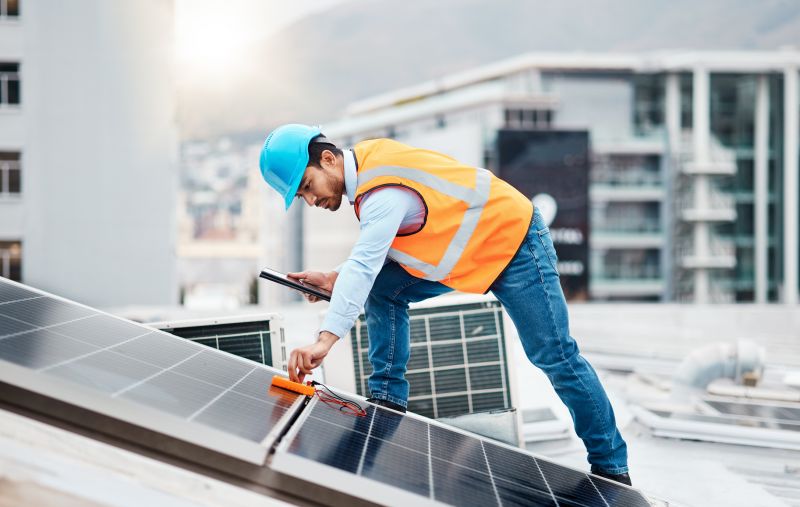 Professional Inspection of Solar Panels